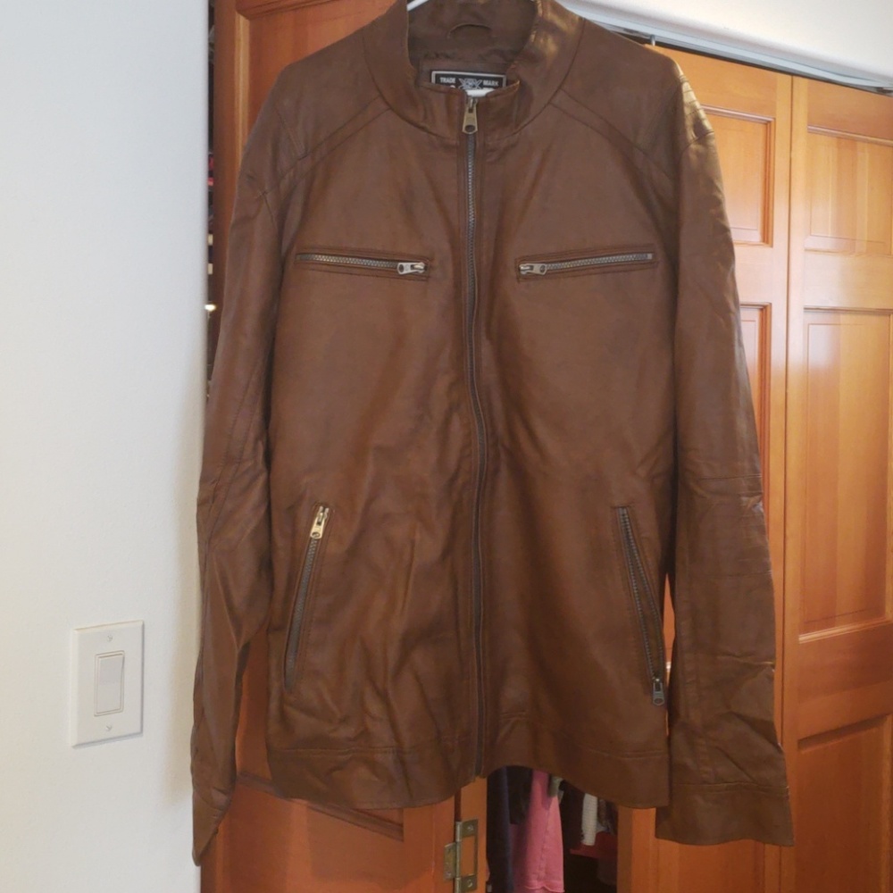 *Mens* Buffalo David Bitton Vegan Leather Jacket